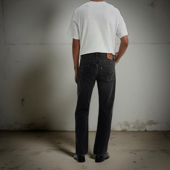 Y2K Levis 501 Jeans Men's Cotton Button Fly Straight Leg 32/31 - Picture 2 of 16